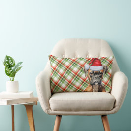 Hondenliefhebber Kerstmis Boxer Dog en Vakantiegan Kussen