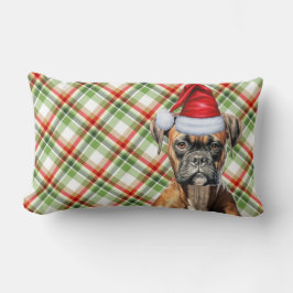 Hondenliefhebber Kerstmis Boxer Dog en Vakantiegan Kussen