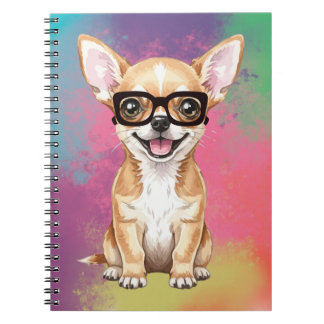 Hondenliefhebber | Kleurrijke Grappige Hond Kunst Notitieboek