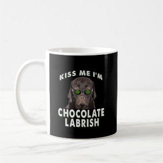Hondenliefhebber | Kus Me Ik ben Chocolate Labrish Koffiemok