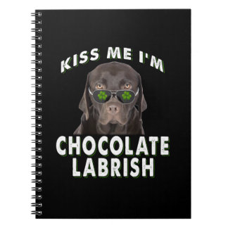 Hondenliefhebber | Kus Me Ik ben Chocolate Labrish Notitieboek