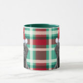 Hondenliefhebber Labradoodle Rood Groen Vakantiepa Mok (Midden)