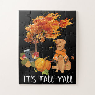 Hondenliefhebber Labrador Retriever Het is Herfs Legpuzzel