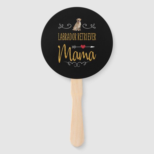 Hondenliefhebber | Labrador Retriever Mama Handwaaier (Voorkant)