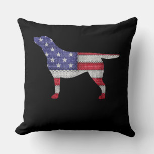 Hondenliefhebber Labrador Retriever Silhouette U Kussen
