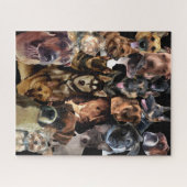 HONDENLIEFHEBBER LEGPUZZEL (Horizontaal)