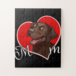 Hondenliefhebber   Liefde Hart Chocolade Labrador  Legpuzzel