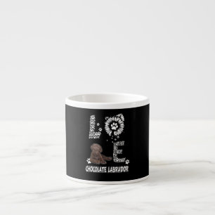 Hondenliefhebber Love Chocolate Labrador Sunflow Espresso Kop