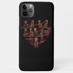 Hondenliefhebber Love Heart Chocolate Labrador Va Case-Mate iPhone Case