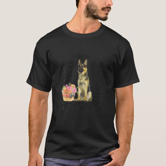Hondenliefhebber Mam Mimi Moeder Da van Shepherd T-shirt (Voorkant)