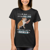 hondenliefhebber | Meisje Haar hond Een obligatiek T-shirt (Voorkant)