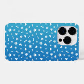 Hondenliefhebber met poten botten en haardpatronen Case-Mate iPhone case (Achterkant (horizontaal))