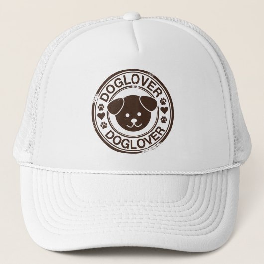 hondenliefhebber met puppy face trucker pet (Voorkant)
