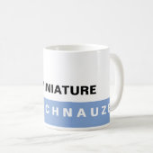 Hondenliefhebber Miniature Schnauzer Koffiemok (Voorkant rechts)