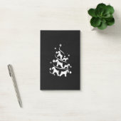 hondenliefhebber miniatuur schnauzer kerstboom post-it® notes (Kantoor)
