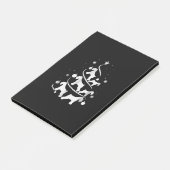 hondenliefhebber miniatuur schnauzer kerstboom post-it® notes (Schuin)