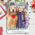Hondenliefhebber Moderne Pet Foto Passief Merry Feestdagenkaart<br><div class="desc">Maak kennis met onze nieuwe lijn vakantiekaarten, perfect voor gezinnen met harige vrienden! Ons "Pawsively Merry" collectie beschikt over een verscheidenheid aan leuke en feestelijke design die uw geliefde huisdieren op een leuke en speelse manier laten zien. Of je nu een hond of een kat hebt, je kunt kiezen uit...</div>