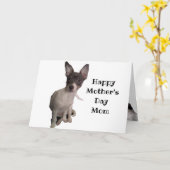 HONDENLIEFHEBBER MOEDERDAG  KAART (Gele Bloem)