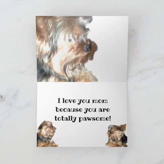 HONDENLIEFHEBBER MOEDERDAG  KAART (Binnen)