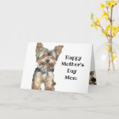 HONDENLIEFHEBBER MOEDERDAG  KAART (Gele Bloem)