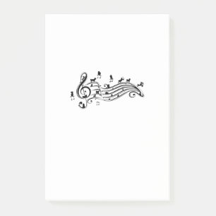 Hondenliefhebber Music Melody Maltese DOG on Mus Post-it® Notes