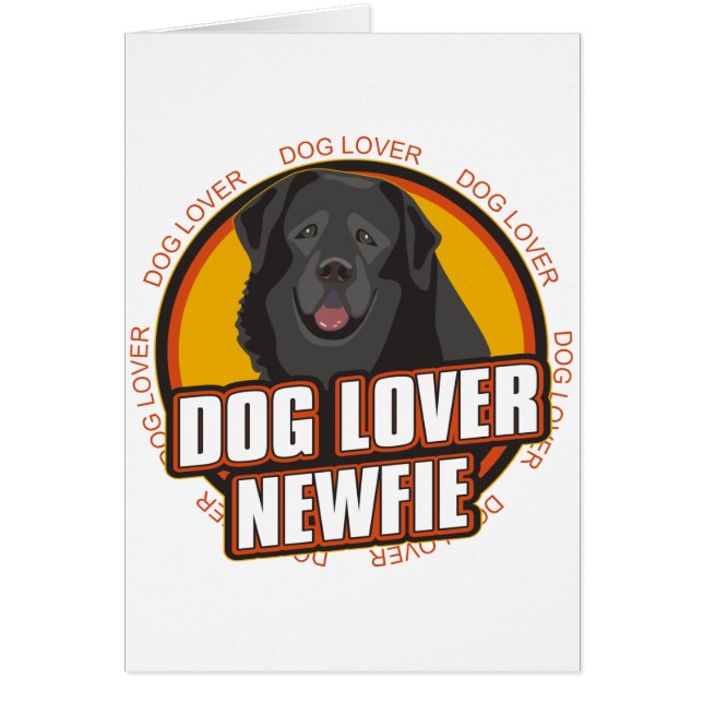 Hondenliefhebber Newfoundland (Voorkant)