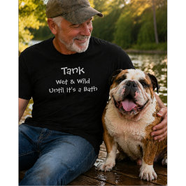 Hondenliefhebber op Maat | Nat en Wild tot Bad T-S T-shirt