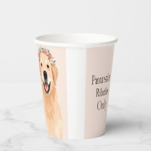 hondenliefhebber papieren bekers (Rechts)