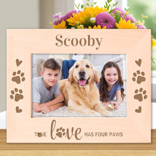 Hondenliefhebber Paw Prints Huisdier Gepersonalise Gegraveerde Lijstjes