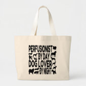 Hondenliefhebber perfusionist grote tote bag (Voorkant)
