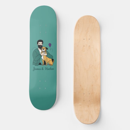 Hondenliefhebber Persoonlijk Skateboard (Voorkant)