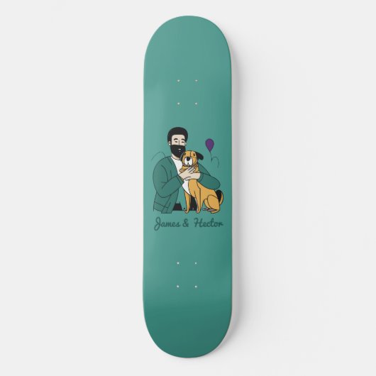 Hondenliefhebber Persoonlijk Skateboard (Voorkant)