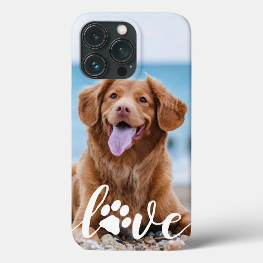 Hondenliefhebber persoonlijke foto's Pet LOVE afdr Case-Mate iPhone Case (Achterkant)