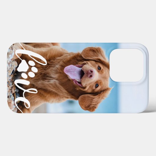 Hondenliefhebber persoonlijke foto's Pet LOVE afdr Case-Mate iPhone Case (Achterkant (horizontaal))