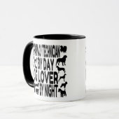 Hondenliefhebber Pharmacy Technician Mok (Voorkant links)