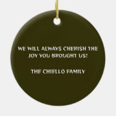 Hondenliefhebber Photo Pet Memory Ornament (Achterkant)