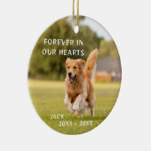 Hondenliefhebber Photo Pet Memory Ornament (Rechts)