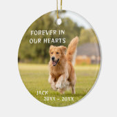 Hondenliefhebber Photo Pet Memory Ornament (Links)