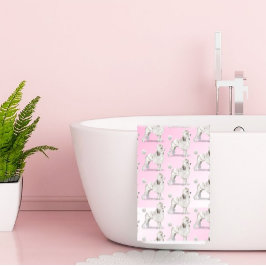 Hondenliefhebber poedel monogram bad handdoek