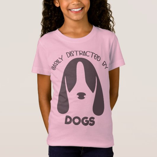 Hondenliefhebber Puppy Lovers gemakkelijk verstoor T-shirt (Voorkant)