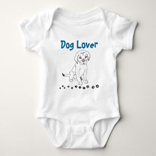 Hondenliefhebber Puppy shirt (Voorkant)