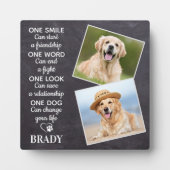 Hondenliefhebber Quote Keepomwille Personalized Pe Fotoplaat (Voorkant)