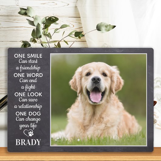Hondenliefhebber Quote Keepomwille Personalized Pe Fotoplaat
