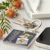 Hondenliefhebber Quote Keepomwille Personalized Pe Sleutelhanger (Voorkant Rechts)