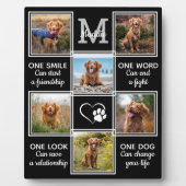 Hondenliefhebber Quote Keepomwille Unieke Pet Phot Fotoplaat (Voorkant)