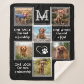 Hondenliefhebber Quote Keepomwille Unieke Pet Phot Sherpa Deken (Voorkant)