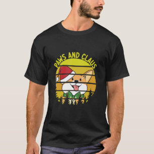 Hondenliefhebber Santa Merry Corgmas Puppy Kerstda T-shirt