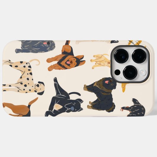 hondenliefhebber schattige honden Case-Mate iPhone case (Achterkant (horizontaal))