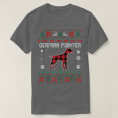 Hondenliefhebber Shorthair Pointer Ugly Kerstmis T-shirt (Design voorkant)