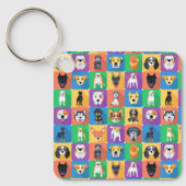 Hondenliefhebber Sleutelhanger (Voorkant)